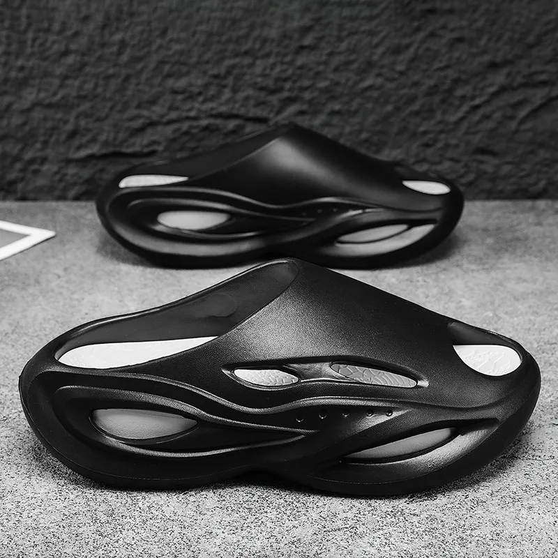 FCMM EVA Cut Out Slip Resistant Abrasion Resistant Slide Slippers Unisex-3