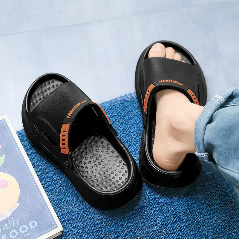 FCMM Beach Sandals Men Black-1