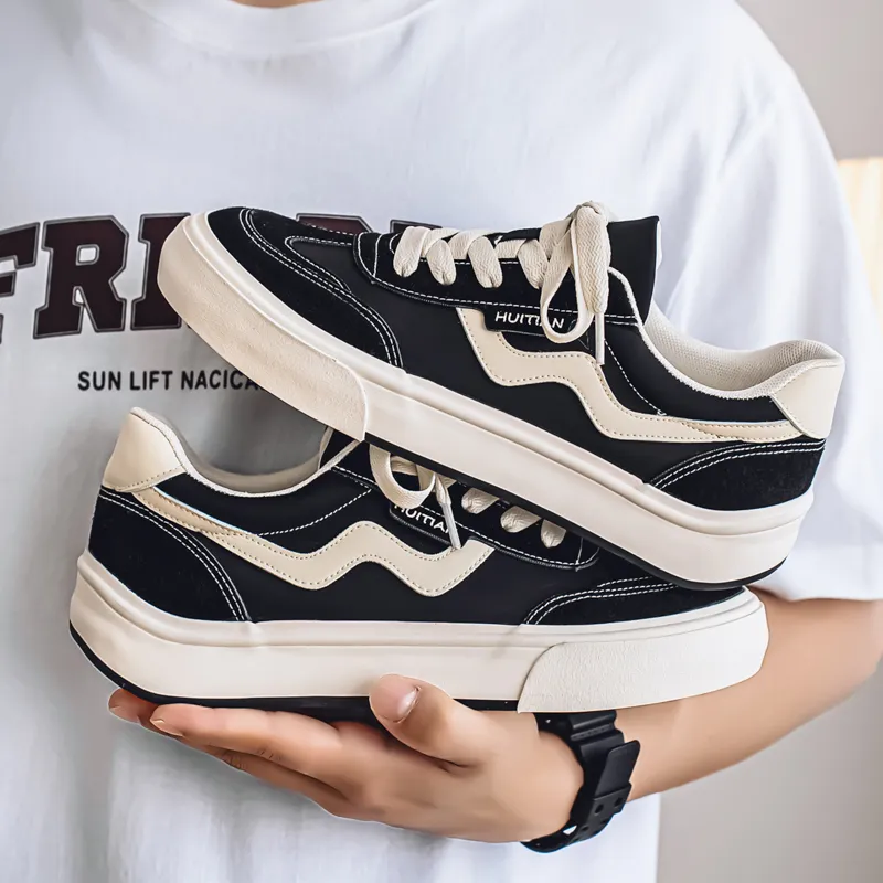 FCMM Slip Resistant, Abrasion Resistant, Lightweight, Breathable Low Top Skateboard Shoes Men's Box-8