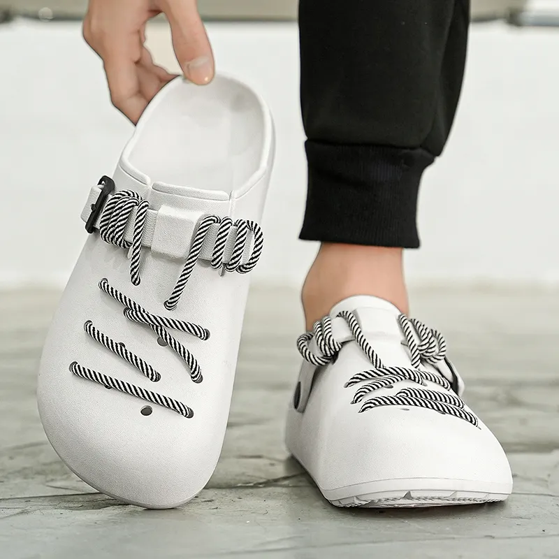 FCMM Woven Abrasion Resistant Slip Resistant Wrap toe Slippers Unisex-9