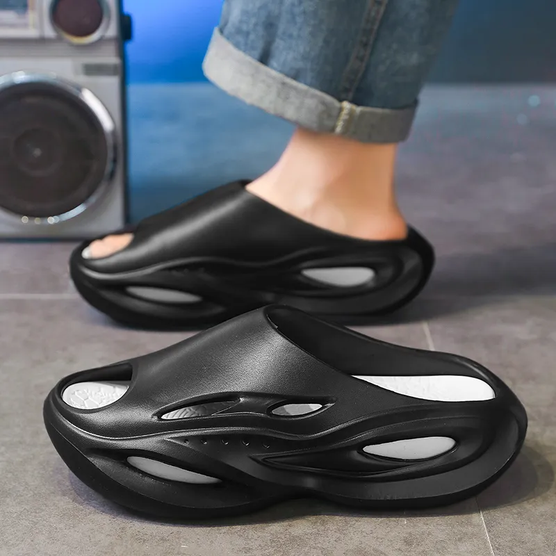 FCMM EVA Cut Out Slip Resistant Abrasion Resistant Slide Slippers Unisex-2