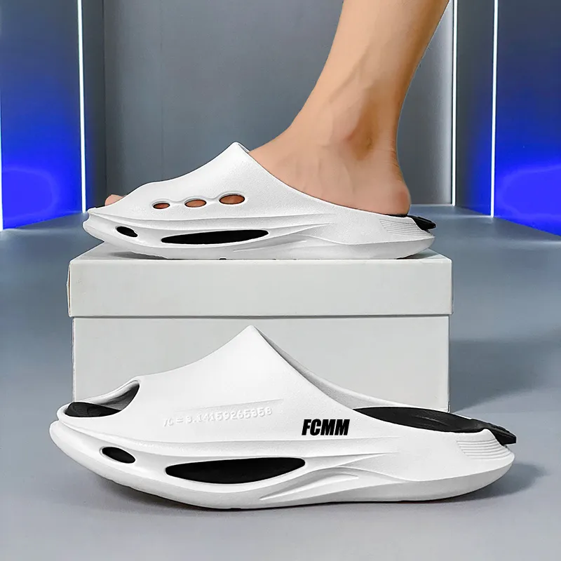 FCMM EVA Cut Out Slip Resistant Abrasion Resistant Slide Slippers Unisex-11