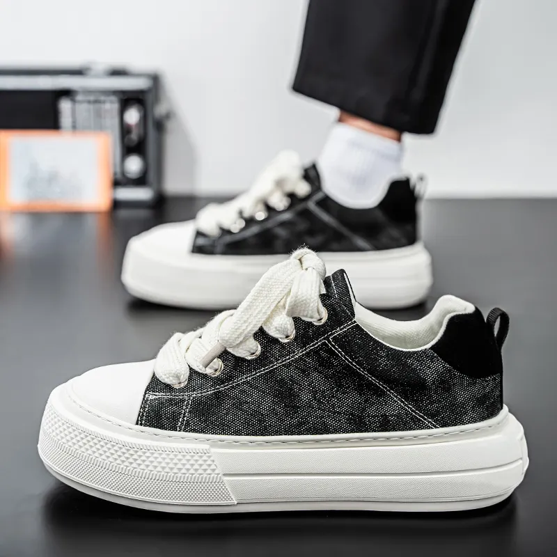 FCMM Anti Slip Wear Resistant Low Top Canvas Shoes Men's-7