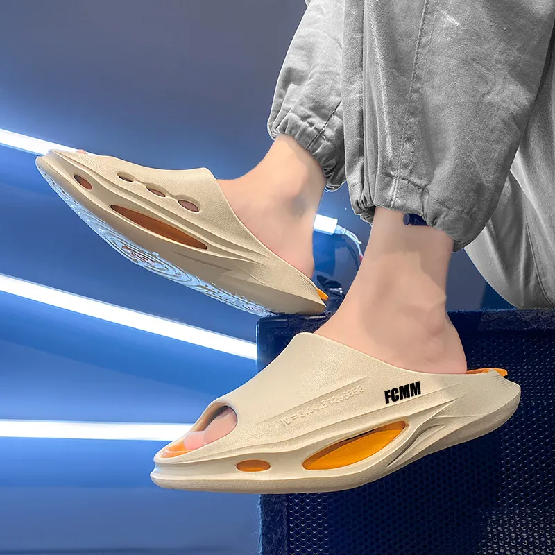 FCMM EVA Cut Out Slip Resistant Abrasion Resistant Slide Slippers Unisex-5