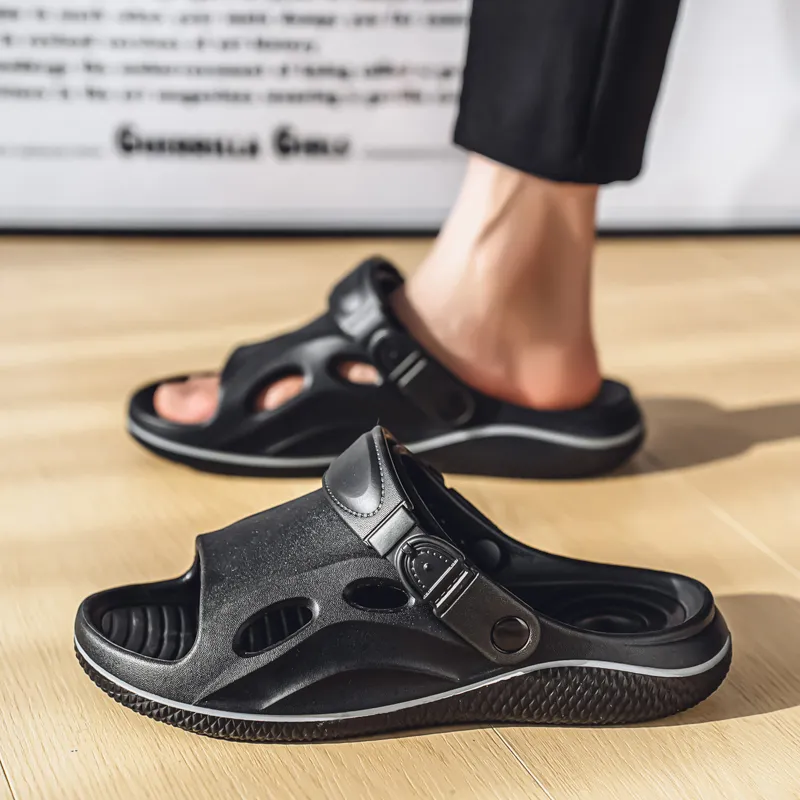 FCMM Beach Sandals Men Black-2