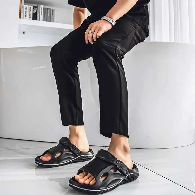 FCMM Beach Sandals Men Black-6
