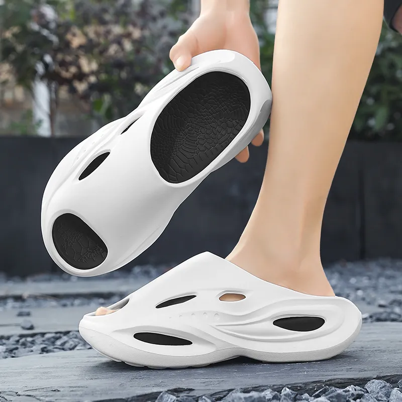 FCMM EVA Cut Out Slip Resistant Abrasion Resistant Slide Slippers Unisex-11