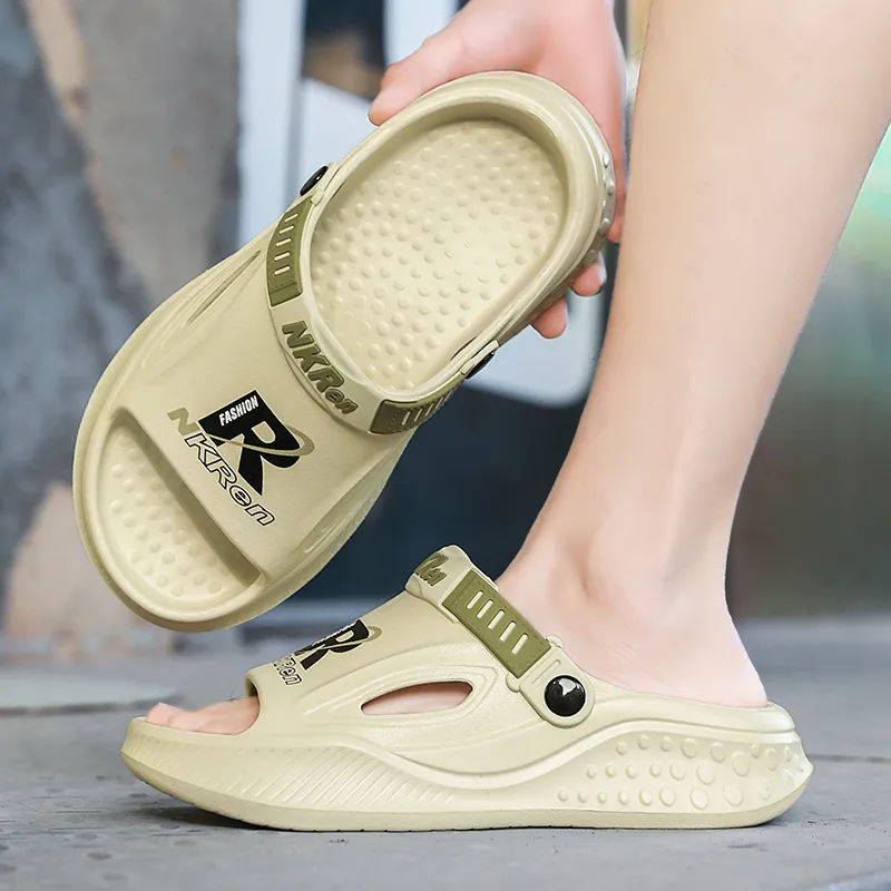 FCMM Beach Sandals Men Black/Green-9