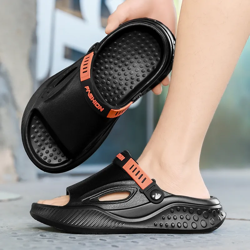 FCMM Beach Sandals Men Black-2