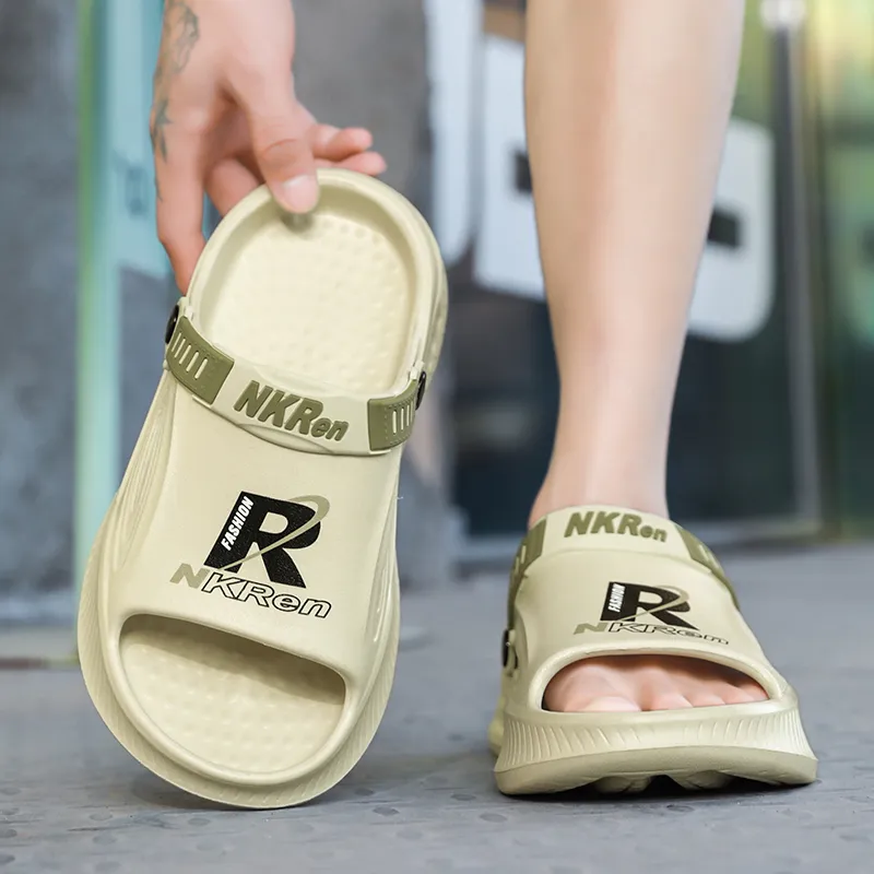 FCMM Beach Sandals Men Black/Green-10