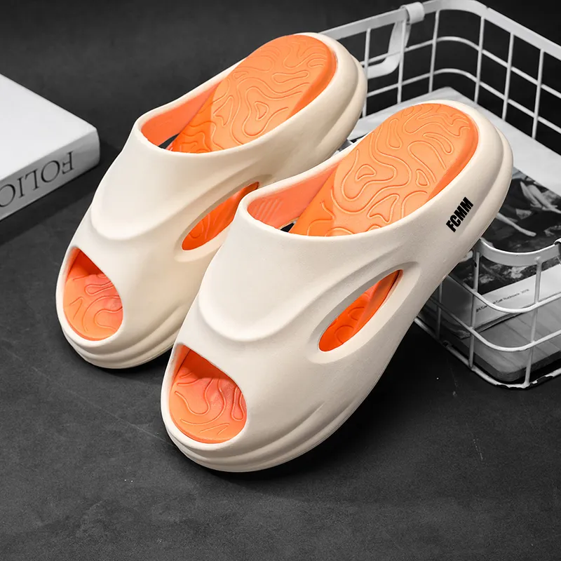 FCMM EVA Cut Out Slip Resistant Abrasion Resistant Slide Slippers Unisex-7