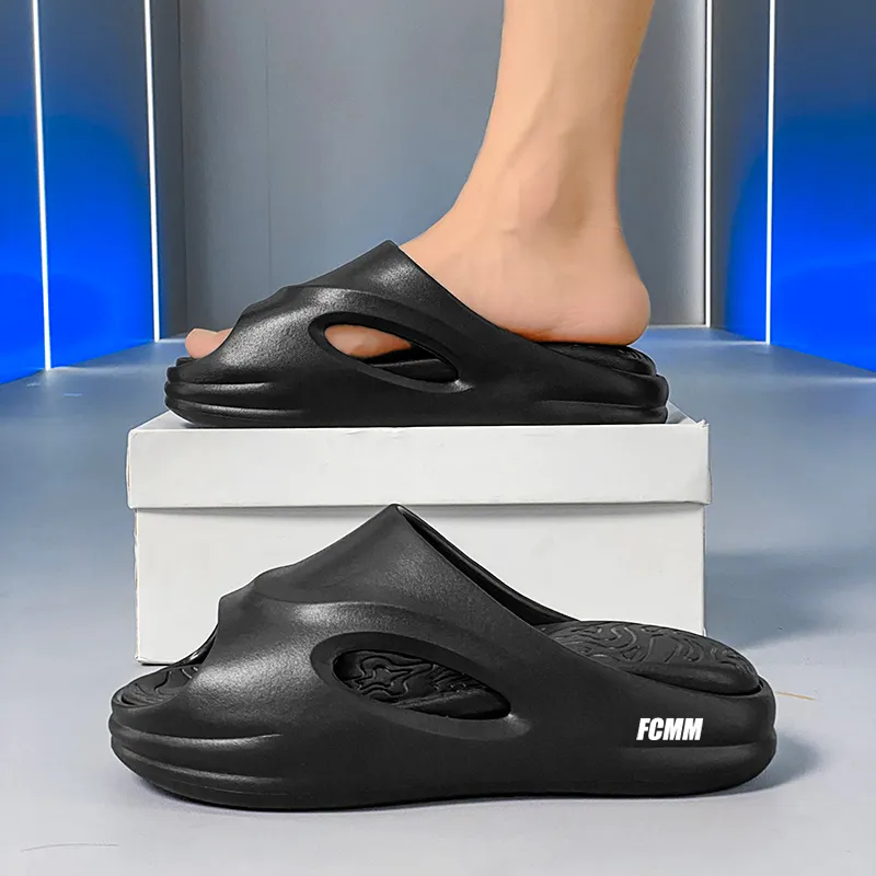 FCMM EVA Cut Out Slip Resistant Abrasion Resistant Slide Slippers Unisex-22