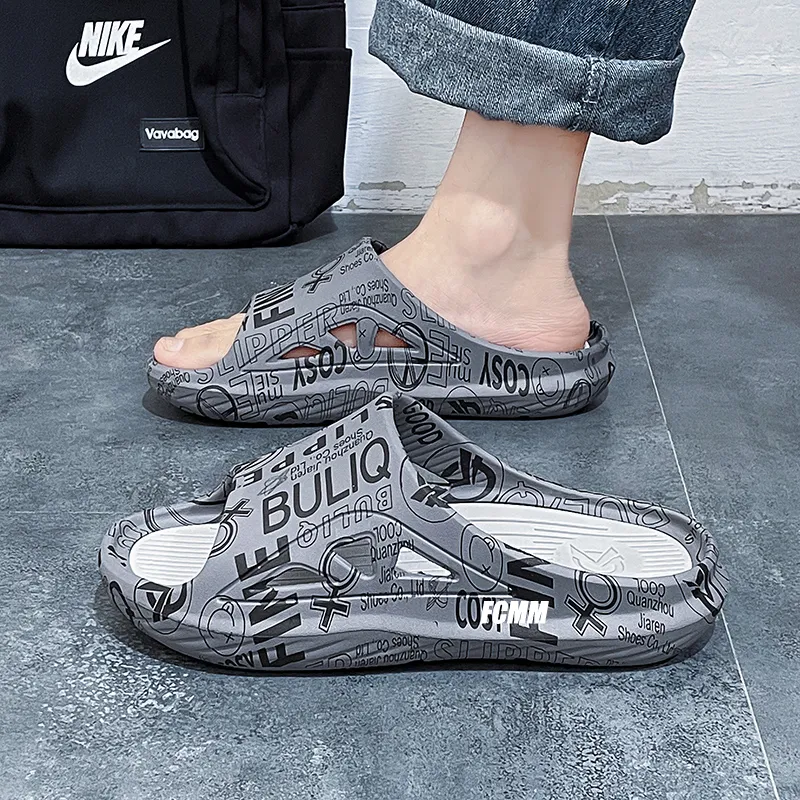 FCMM EVA Cut Out Slip Resistant Odor Resistant Abrasion Resistant Slide Slippers Men's-15