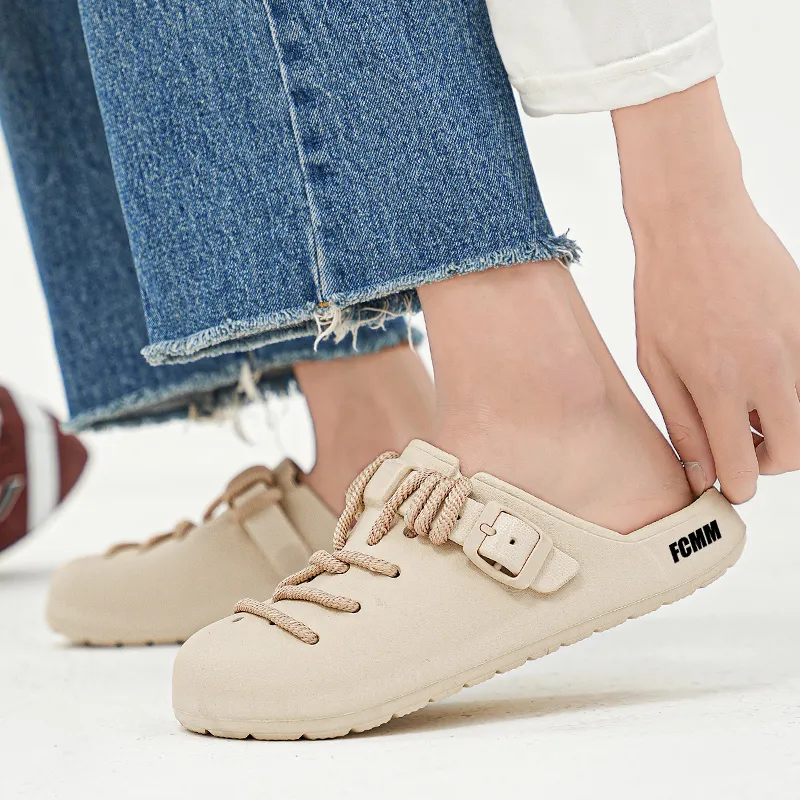 FCMM Woven Abrasion Resistant Slip Resistant Wrap toe Slippers Unisex-21