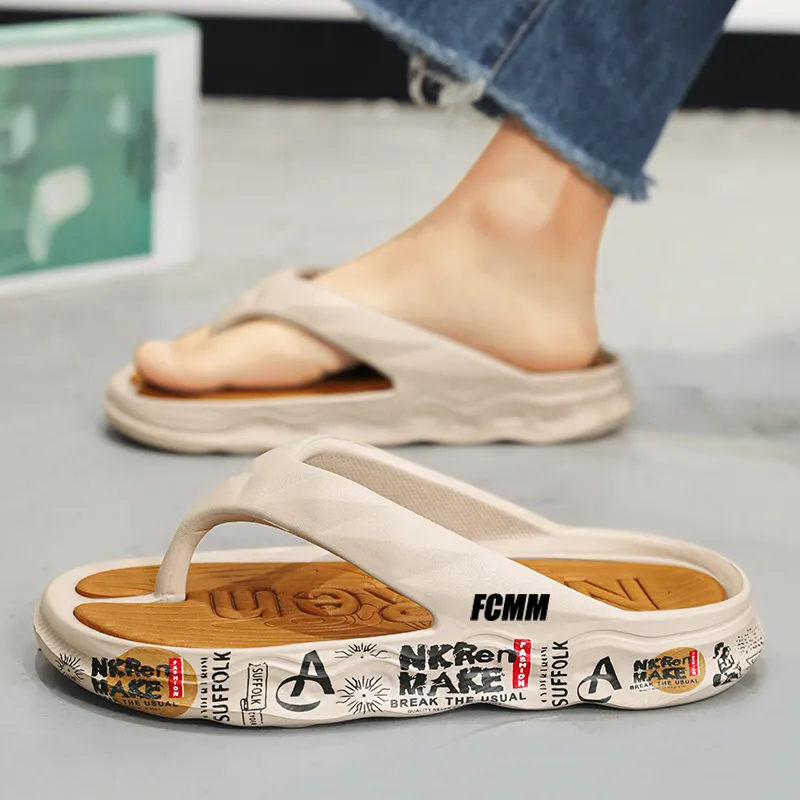 FCMM EVA Abrasion Resistant Slip Resistant Flip Flops Men's-9