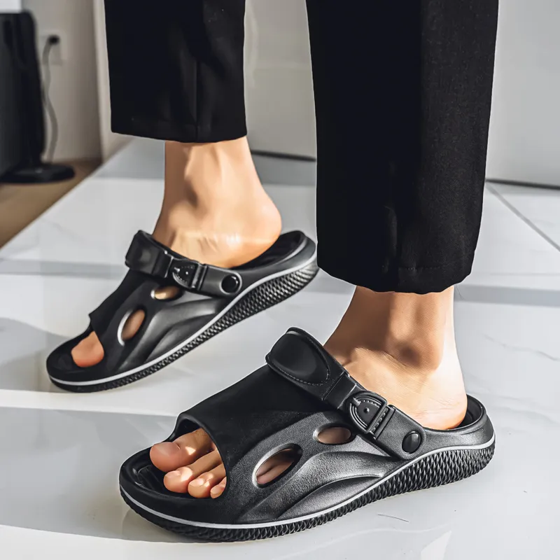 FCMM Beach Sandals Men Black-3