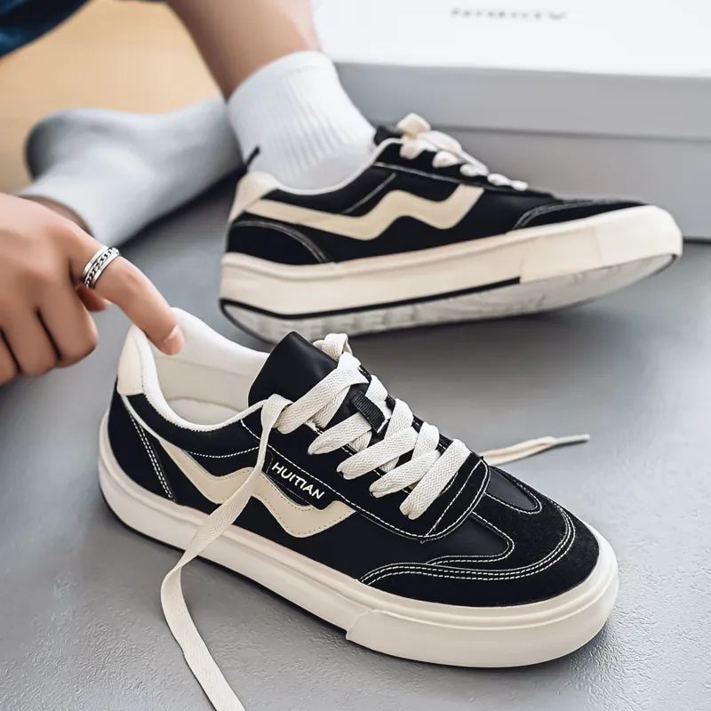 FCMM Slip Resistant, Abrasion Resistant, Lightweight, Breathable Low Top Skateboard Shoes Men's Box-11