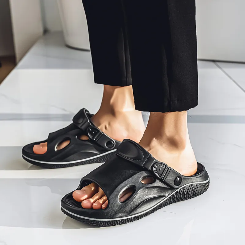 FCMM Beach Sandals Men Black-4