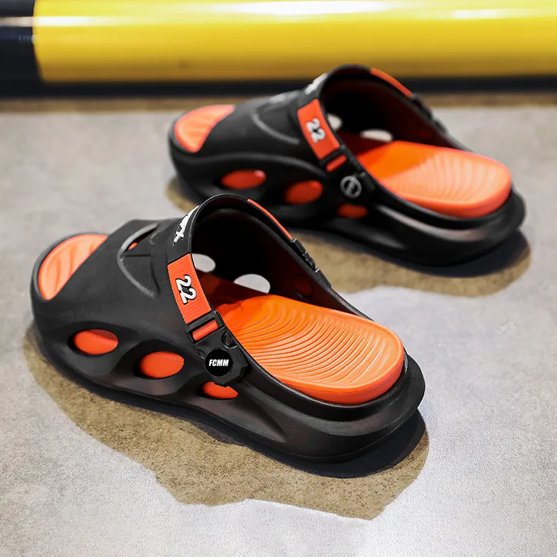 FCMM EVA Cut Out Slip Resistant Odor Resistant Abrasion Resistant Slide Slippers Men's-2