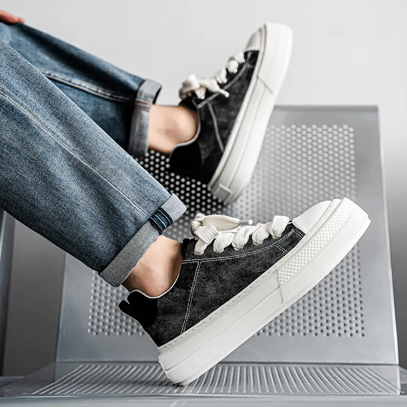 FCMM Anti Slip Wear Resistant Low Top Canvas Shoes Men's-11