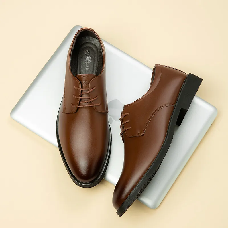 CARTELO Versatile Fashion Business Commute Shoes Dress Shoes Men's-17