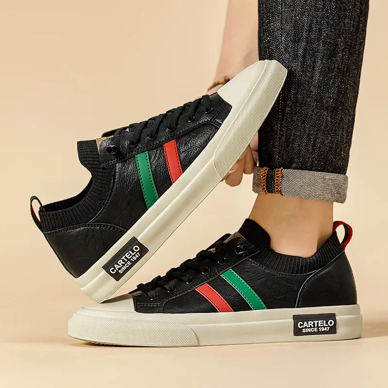 CARTELO Low-Top Skateboard Shoes Men's-4