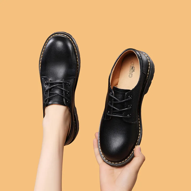 CARTELO Casual Single Shoes Women's Black-4