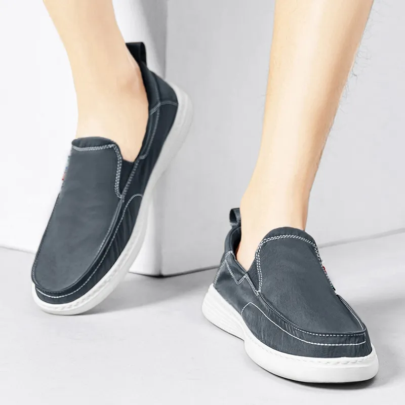 CARTELO Minimalist Style Breathable Lightweight Canvas Fashion Casual Shoes Men's-6