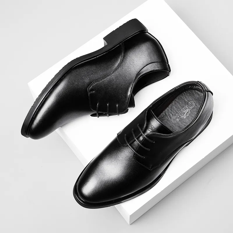 CARTELO Versatile Fashion Business Commute Shoes Dress Shoes Men's-8