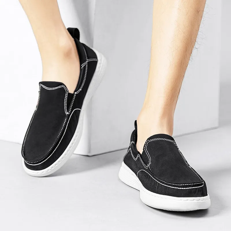 CARTELO Minimalist Style Breathable Lightweight Canvas Fashion Casual Shoes Men's-10