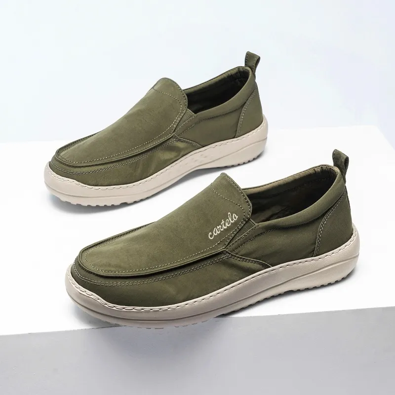 CARTELO Minimalist Style Water Repellent Shoes Canvas Casual Shoes Men's-22