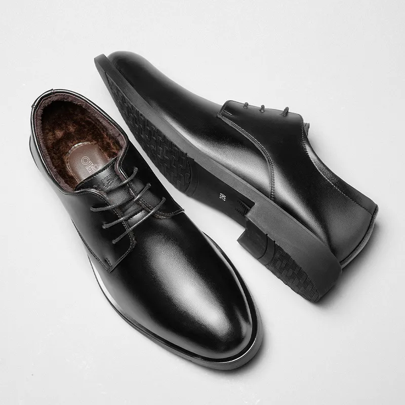 CARTELO Versatile Fashion Business Commute Shoes Dress Shoes Men's-3