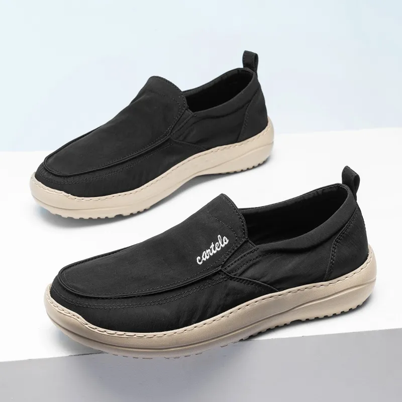 CARTELO Minimalist Style Water Repellent Shoes Canvas Casual Shoes Men's-28