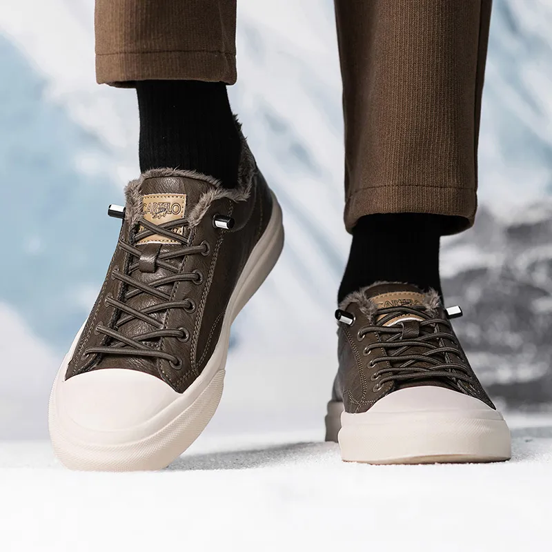CARTELO Anti-Slip Wear-Resistant Low-Top Skateboard Shoes Men's-21