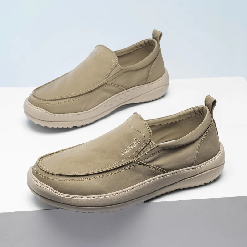 CARTELO Minimalist Style Water Repellent Shoes Canvas Casual Shoes Men's-34