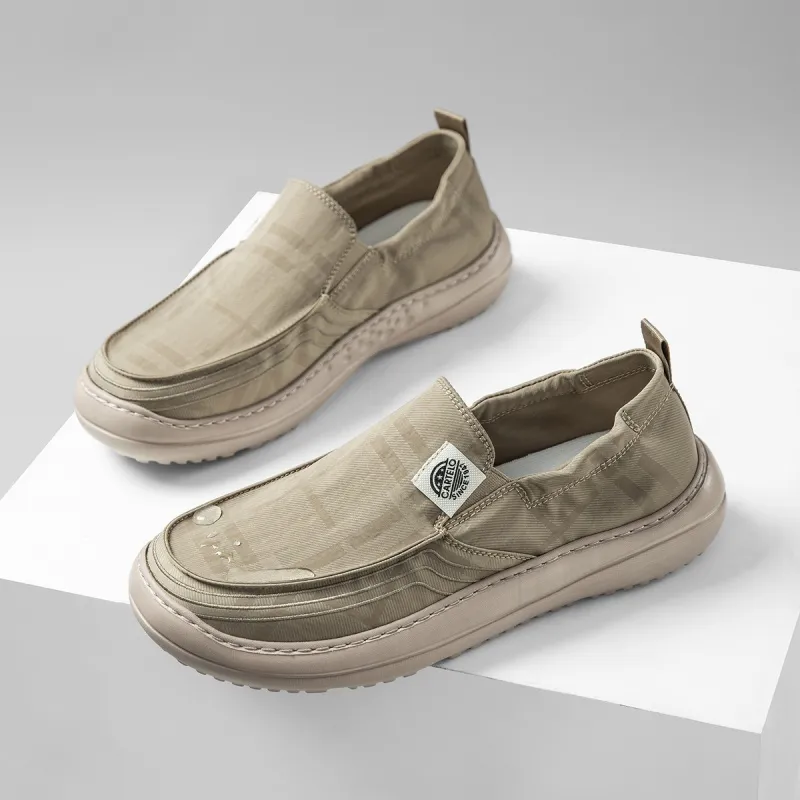CARTELO Minimalist Style Water Repellent Shoes Canvas Casual Shoes Men's-4