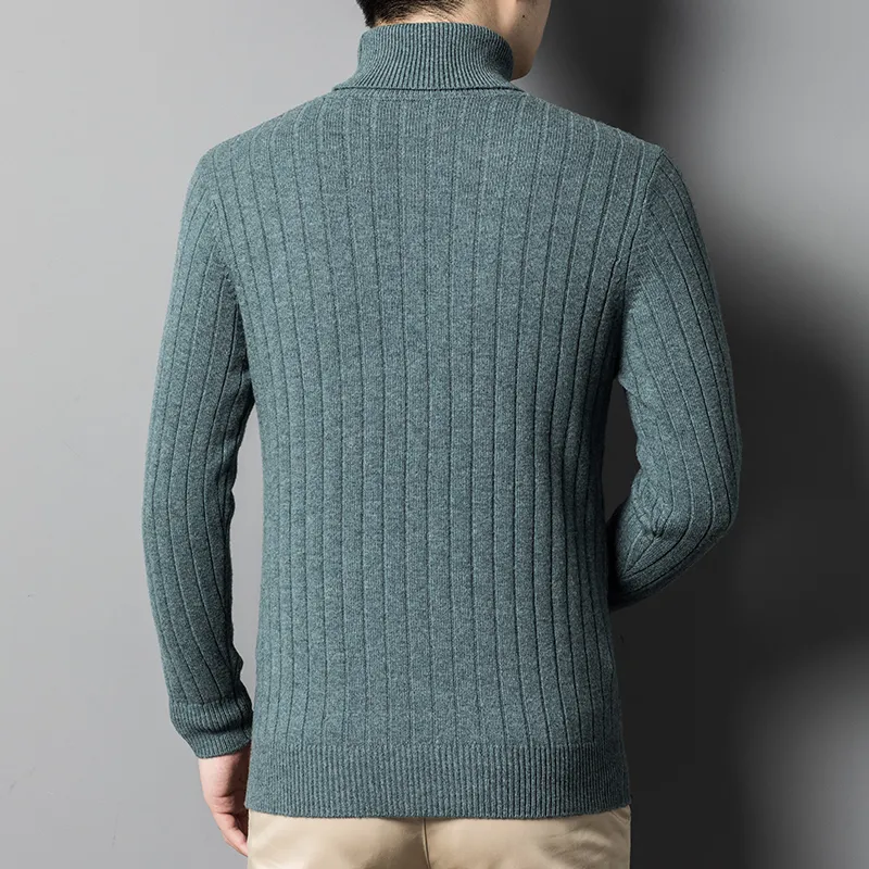 PIERRE CARDIN Sweater Men's Gray Green-3