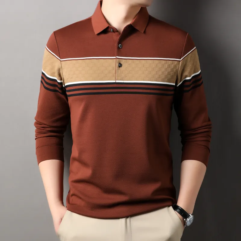 PIERRE CARDIN T Shirt Men's Orange Red-1