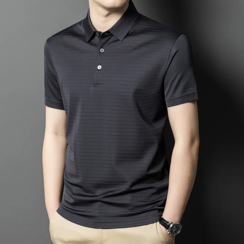 PIERRE CARDIN T Shirt Men's Iron Gray-3