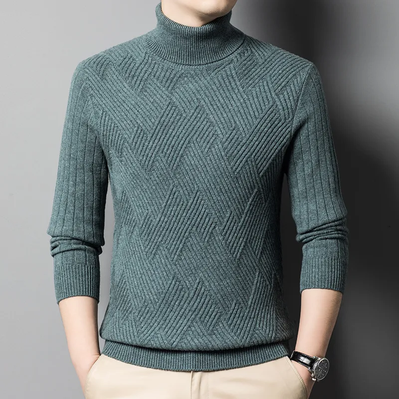 PIERRE CARDIN Sweater Men's Gray Green-1
