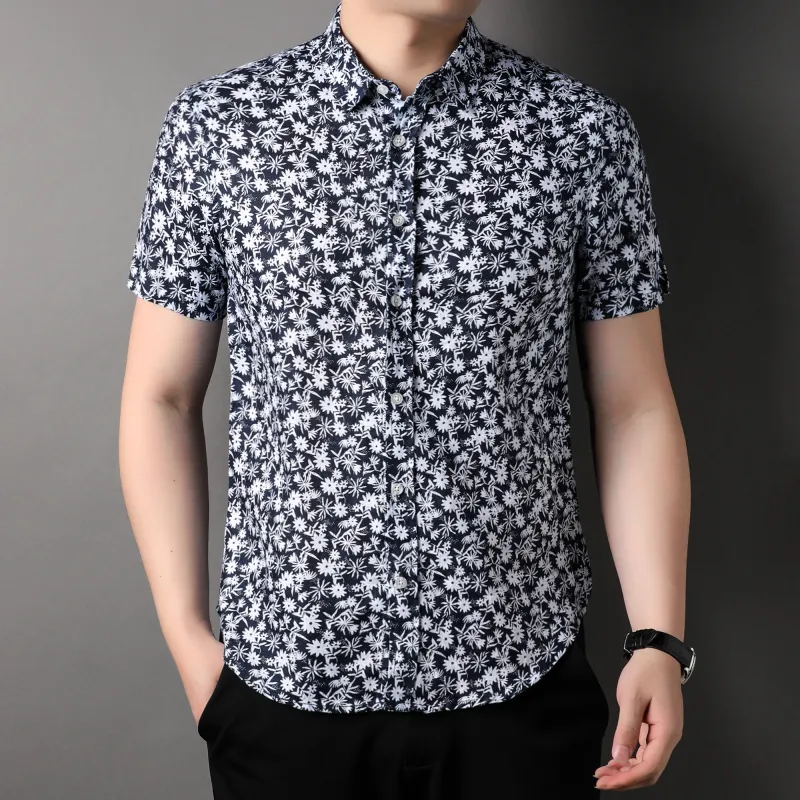 PIERRE CARDIN Shirts Men Black White-5