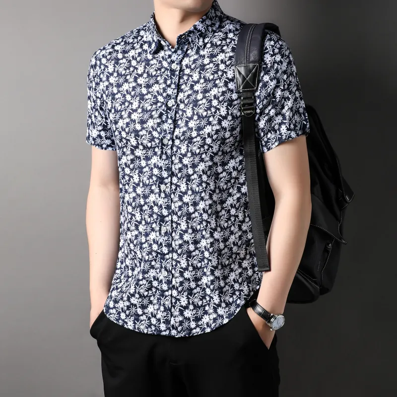 PIERRE CARDIN Shirts Men Black White-2