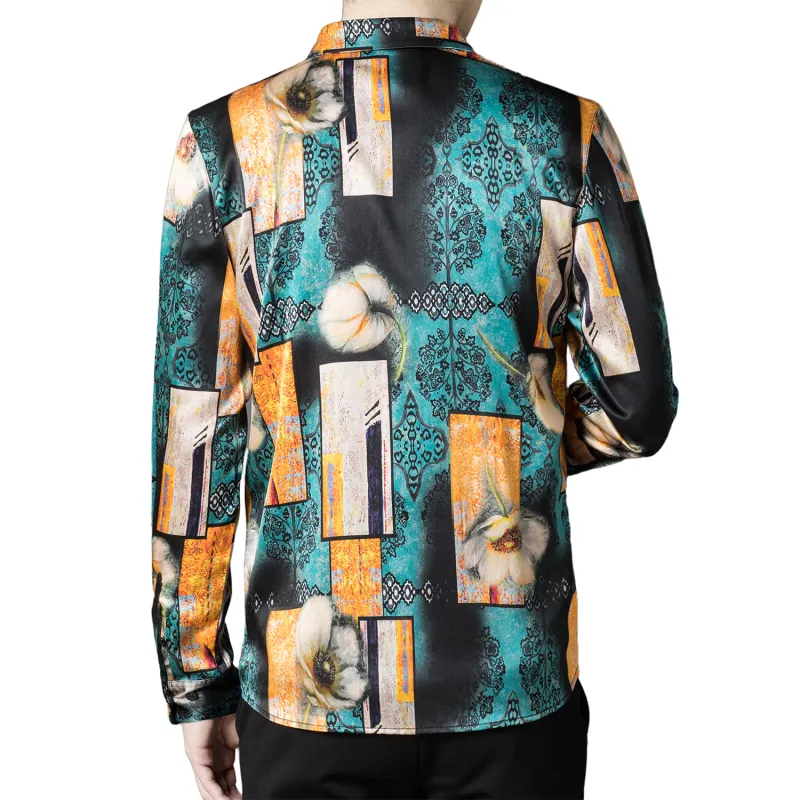 PIERRE CARDIN Shirt Men's Yellow Green-3