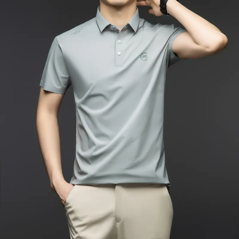 PIERRE CARDIN Polo Shirt Men's Dark Gray-6