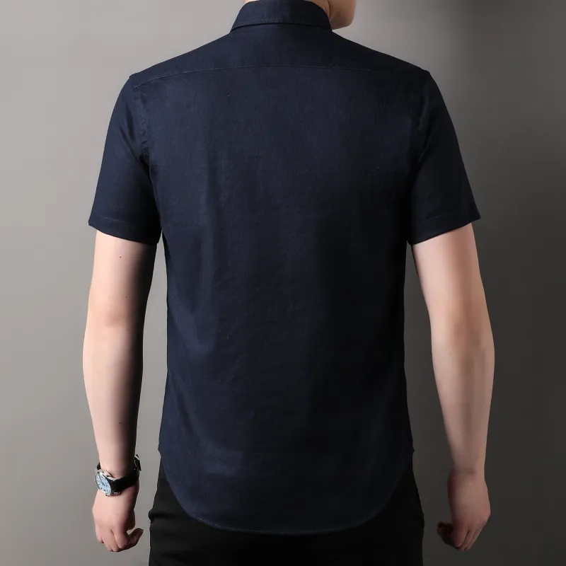 PIERRE CARDIN Shirts Men Navy Blue-1