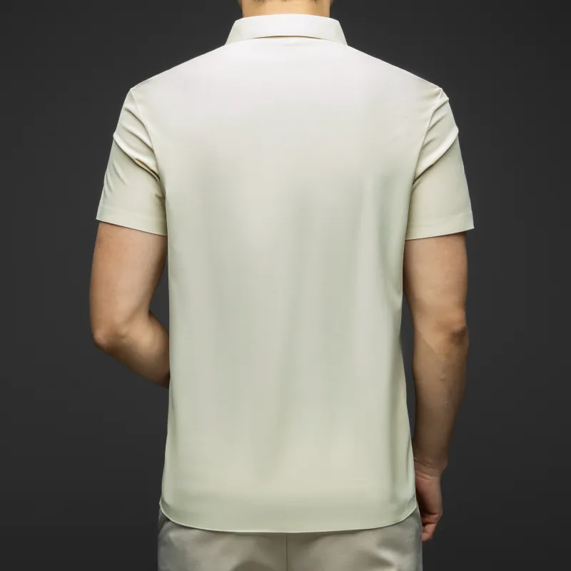 PIERRE CARDIN Polo Shirt Men's Warm White-3