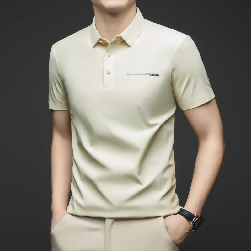 PIERRE CARDIN Polo Shirt Men's Warm White-2