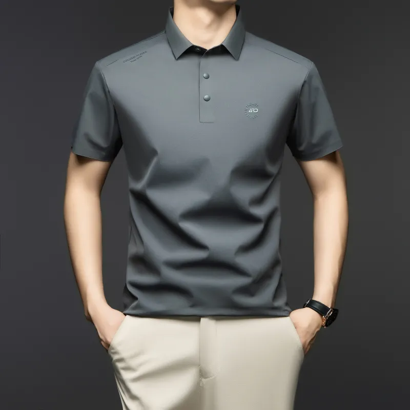 PIERRE CARDIN Polo Shirt Men's Dark Gray-2