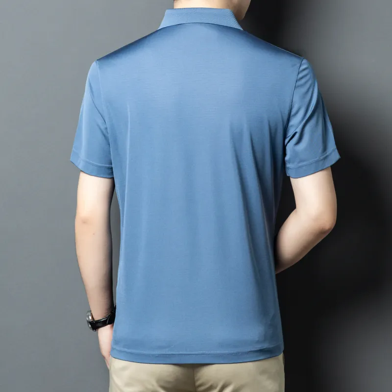 PIERRE CARDIN T Shirt Men's Ocean Blue-1