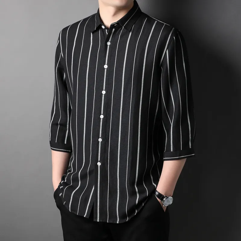 PIERRE CARDIN Shirts Men Black-2